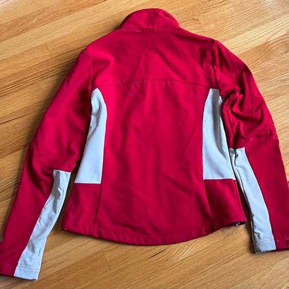 Eddie Bauer System Component 365 windbreaker jacket. Size small- Red- Gray - Picture 7 of 7